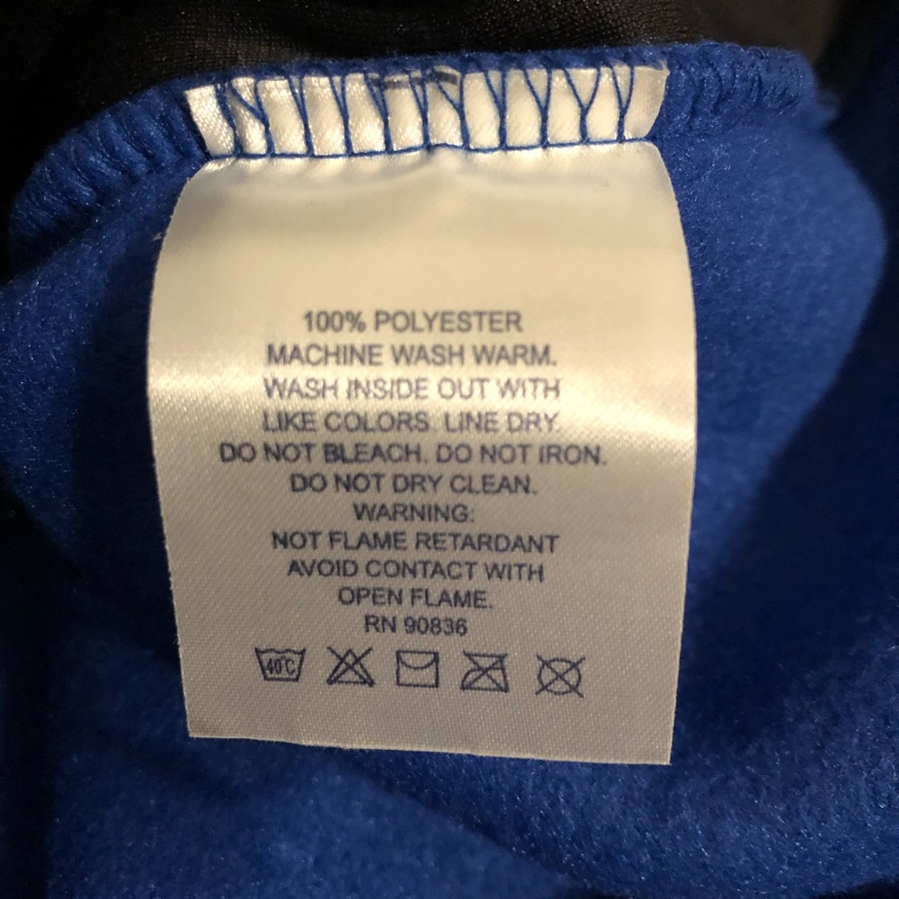 5/$25🔅Port Authority Boys 10/12 Blue Fleece Vest - Picture 4 of 4